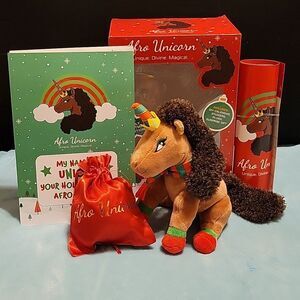 Afro 🎄Unicorn Complete Gift Set! NWT !!!